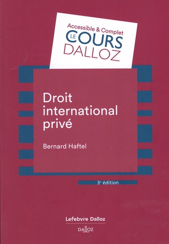 Droit international privé. Edition 2023