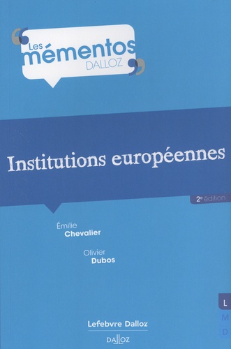 Institutions européennes. 2e édition