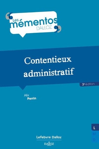 Contentieux administratif. 3e édition