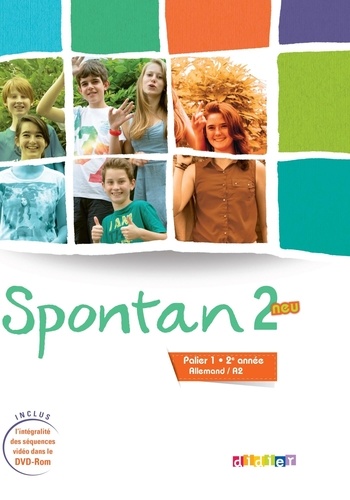 Allemand Palier 1 - 2e année A2 Spontan 2 neu. Edition 2023. Avec 1 DVD-ROM