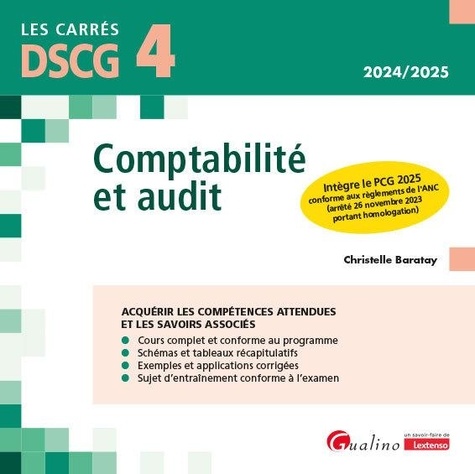 DSCG 4  Comptabilité et audit. Edition 2024-2025