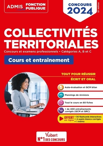 Collectivités territoriales. Cours et entraînement Catégories A, B et C, Edition 2024