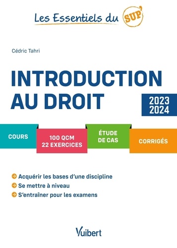 Introduction au droit. Edition 2023-2024