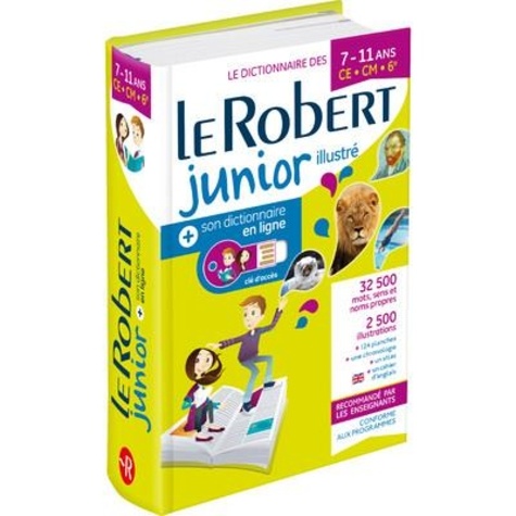 Le Robert Junior Illustré et son dictionnaire en ligne. Edition 2021. Avec 1 Clé USB