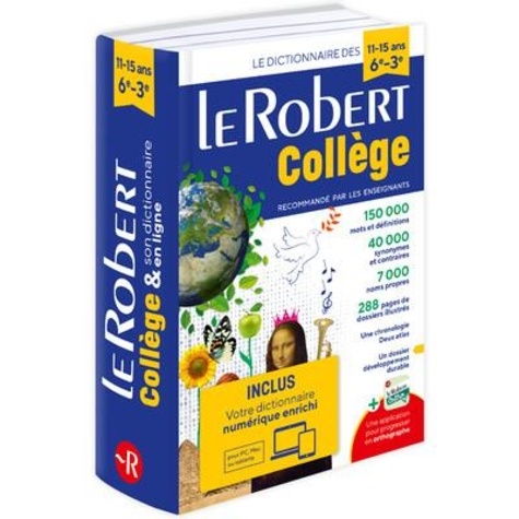 Le Robert collège. Avec 1 carte numérique, Edition 2023