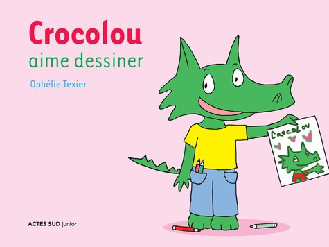 Crocolou : Crocolou aime dessiner