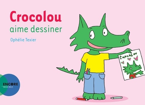 Crocolou : Crocolou aime dessiner