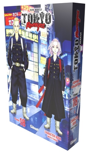 Tokyo Revengers Tome 18 : Coffret avec 1 character book et 2 marque-pages. Edition collector