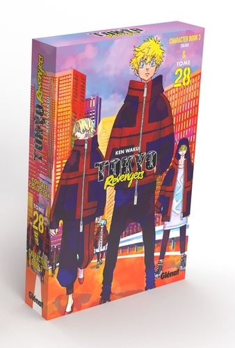 Tokyo Revengers Tome 28 : Inclus le Character Book Tome 3 : Tenjiku, et deux silhouettes. Edition collector