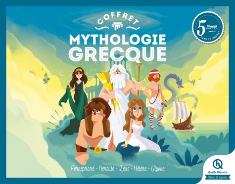 Mythologie grecque. Coffret en 5 volumes : Perséphone ; Hercule ; Zeus ; Hélène ; Ulysse