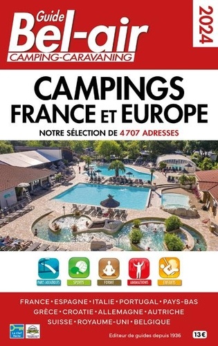 Guide Bel Air campings France et Europe. Edition 2024