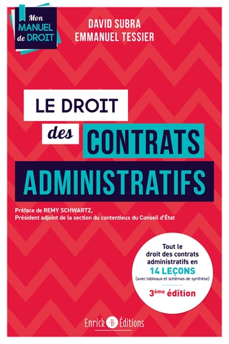 Droit des contrats administratifs. 3e édition