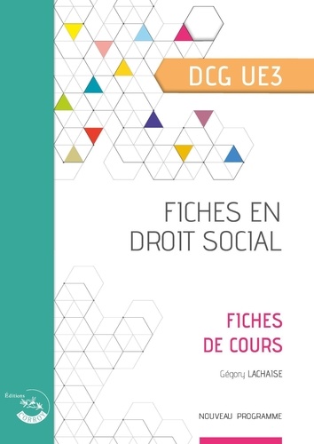 Droit social DCG UE3. Fiches, Edition 2023-2024