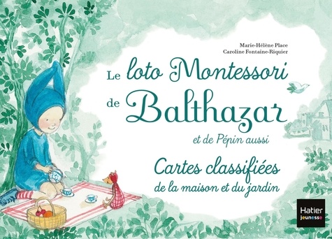 Le loto Montessori de Balthazar et de Pépin aussi. 48 cartes classifiées de la maison et du jardin