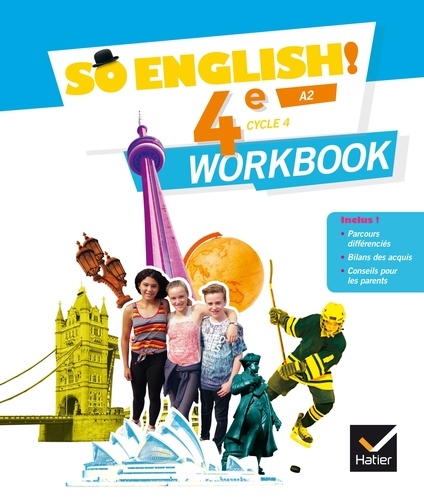 Anglais 4e Cycle 4 A2 So English! Workbook, Edition 2017