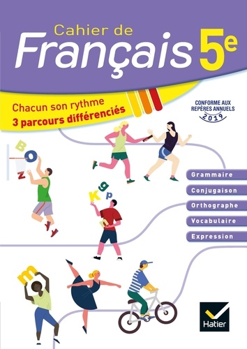 Français 5e. Cahier de Français, Edition 2020
