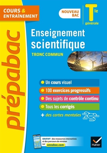 Enseignement scientifique tronc commun Tle générale. Edition 2020