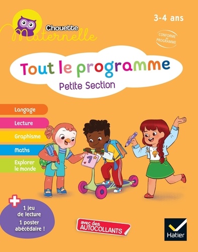 Tout le programme petite section Chouette maternelle. Edition 2021