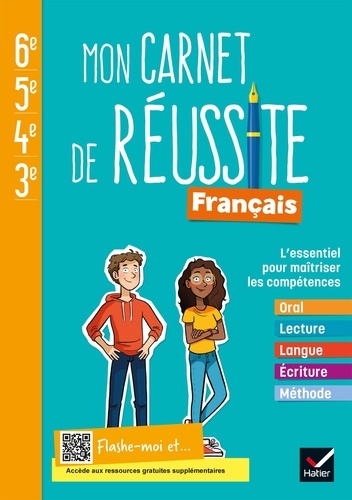 Français 6e-5e-4e-3e Mon carnet de réussite. Cahier de l'élève, Edition 2021