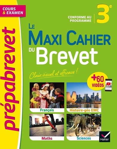 Le maxi cahier du Brevet 3e. Edition 2022