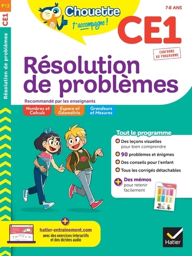Résolution de problèmes CE1. Edition 2022