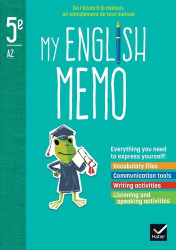 Anglais 5e My English Memo. Edition 2022