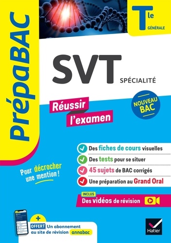SVT spécialité Tle générale. Edition 2024