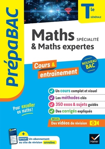 Maths spécialité & Maths expertes Tle générale. Edition 2024