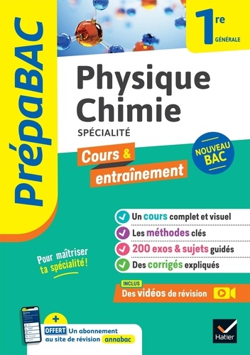 Physique-chimie spécialité 1re générale. Edition 2024