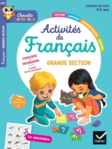 Maternelle Activités de français Grande Section - 5 ans. Chouette entrainement Par Matière