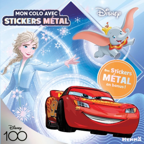 Disney 100. Avec des stickers métal