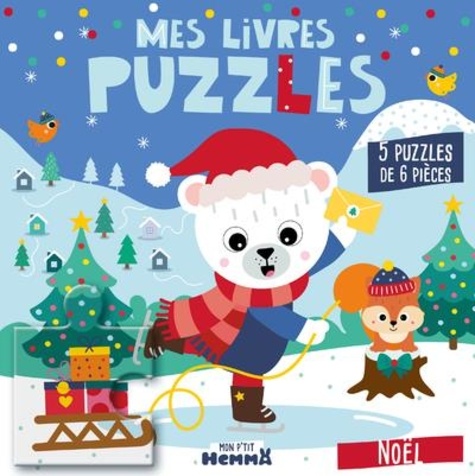 Mes Livres puzzles Noël. 5 puzzles de 6 pièces