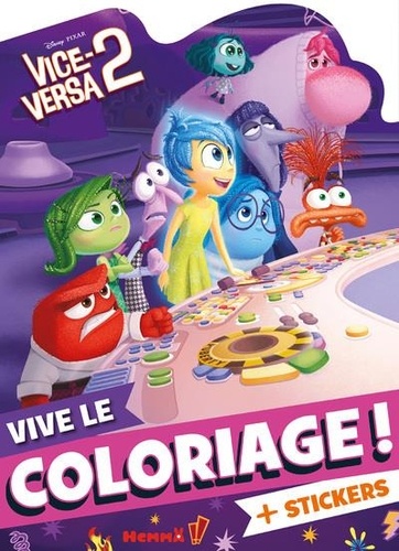 Disney Pixar Vice-versa 2. Avec des stickers