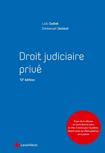 Droit judiciaire privé. 12e édition