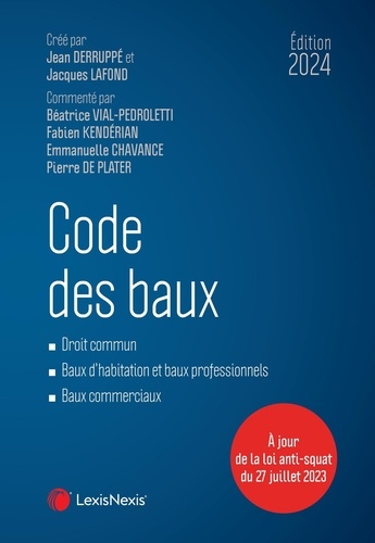 Code des baux. Edition 2024