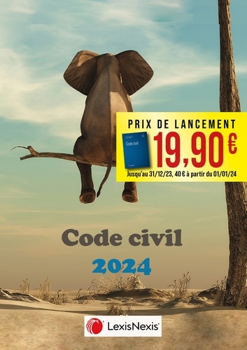 Code civil. Jaquette éléphant arbre, Edition 2024