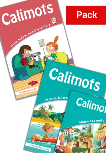 Calimots CP. 3 volumes : Manuel de code ; Manuel de lecture ; Mémo des mots, Edition 2019