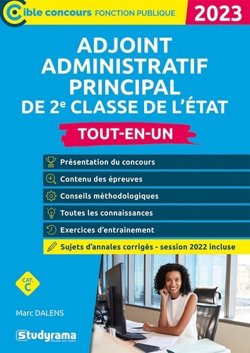 Adjoint administratif principal de 2e classe de l'Etat catégorie C. Tout-en-un, Edition 2024