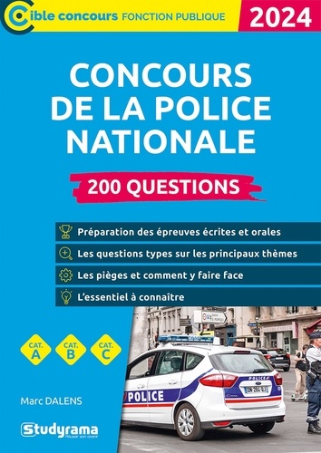 Concours de la police nationale. 200 questions, Edition 2024