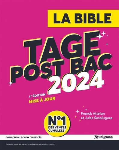 La bible TAGE post bac. Edition 2024