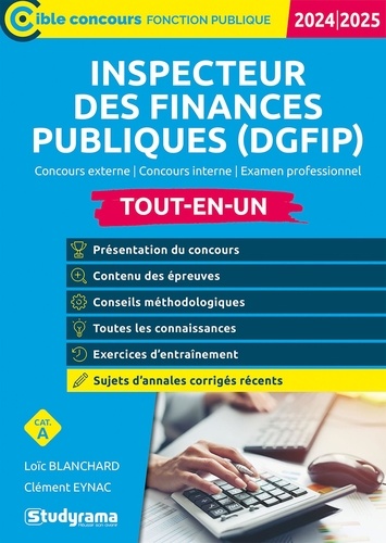 Inspecteur des finances publiques (DGFiP). Tout-en-un, Edition 2024-2025