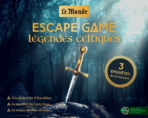 Escape game Légendes celtiques. Avec 3 enquêtes de 45 minutes
