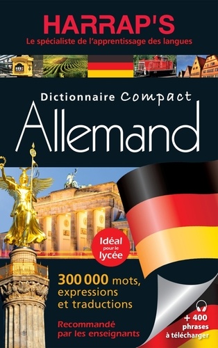 Dictionnaire Harrap's Compact allemand. Français-allemand et allemand-français