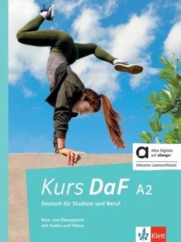Kurs DaF A2 - Livre + cahier hybride. Deutsch für Studium und Beruf
