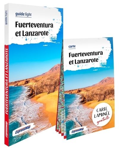 Fuerteventura et Lanzarote. Avec 1 carte laminée 1/150 000