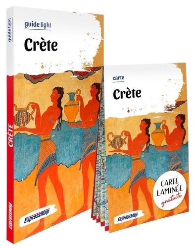 Guide light Crète. Avec une carte laminée, Edition 2024