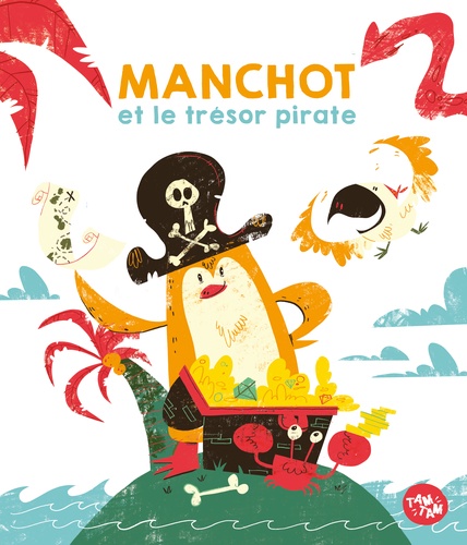 Manchot et le trésor pirate