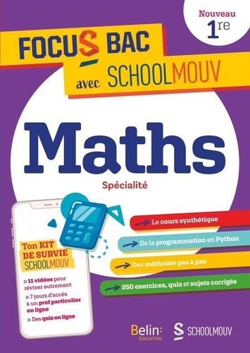 Maths Spécialité 1re. Edition 2023