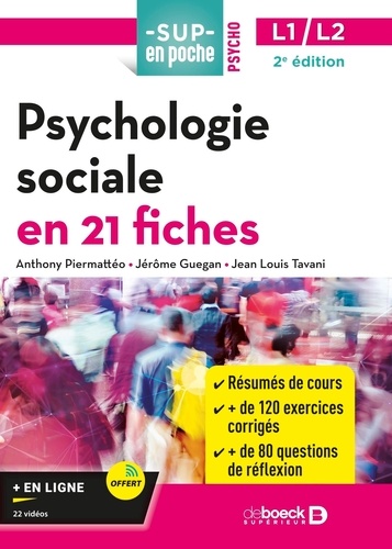 Psychologie sociale en 21 fiches L1/L2. 2e édition